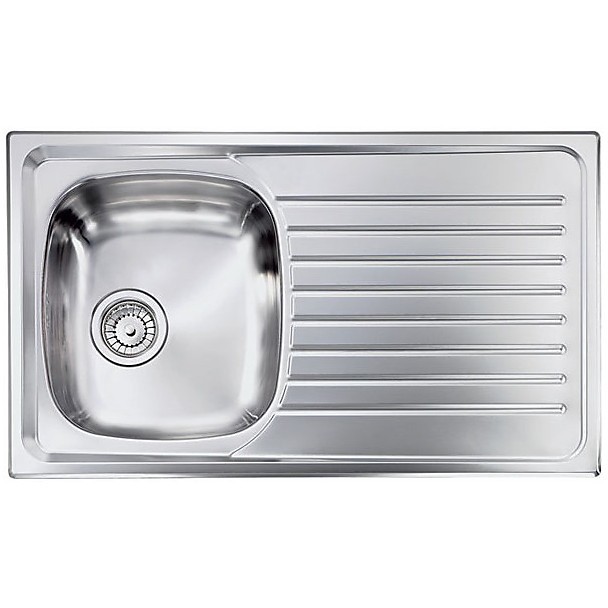 CM 010443SCSSX Lavello da Incasso 86 x 50 inox siros 3\ CM 010443SCSSX Lavello da Incasso 86 x 50 inox siros 3\