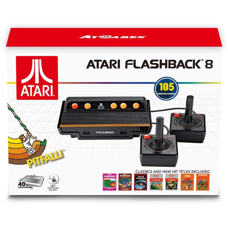 console atari flashback 8 classic 2017 105 giochi