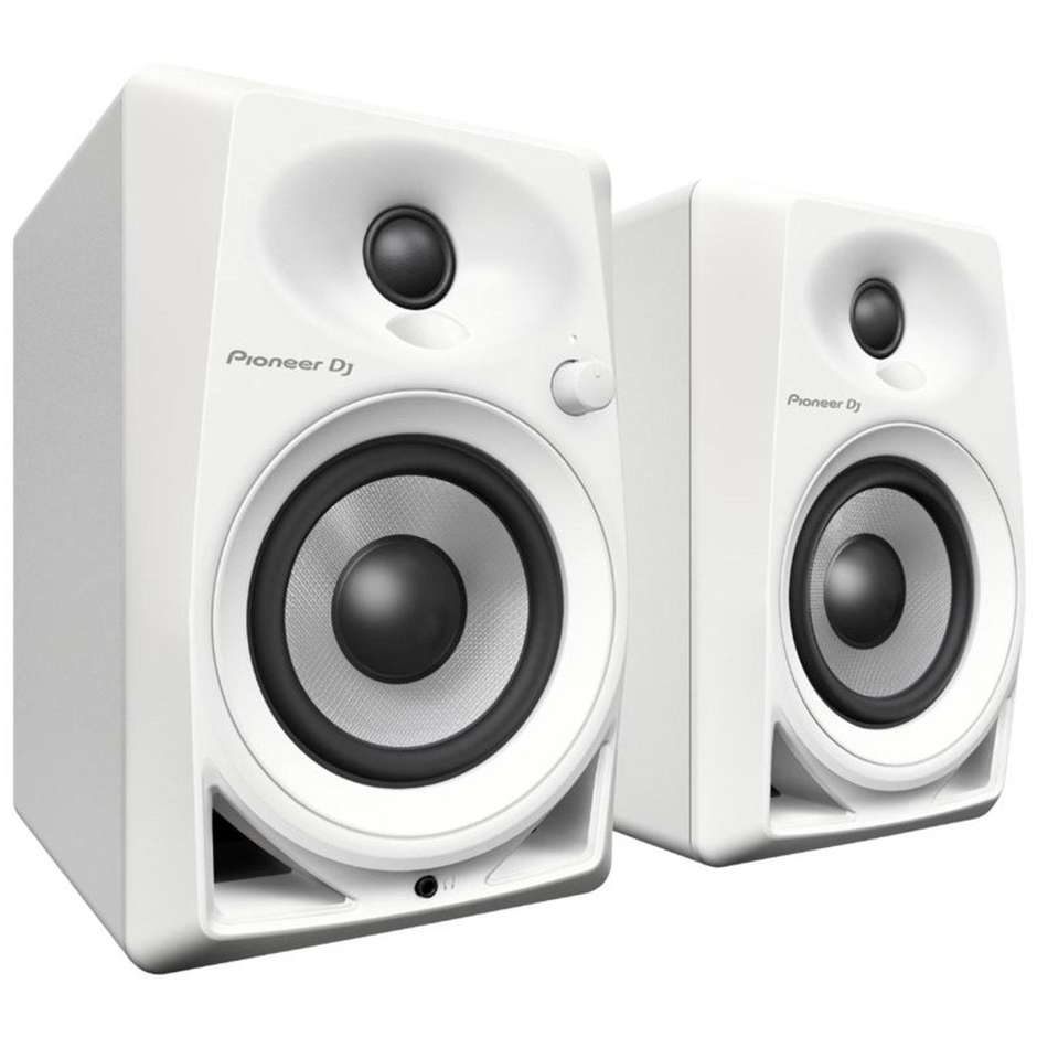 coppia di diffusori bluetooth per dj e prod bianco