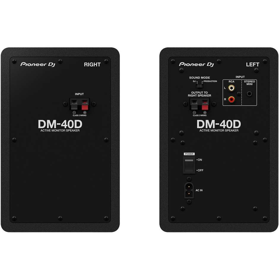 coppia di diffusori bluetooth per dj e prod nero