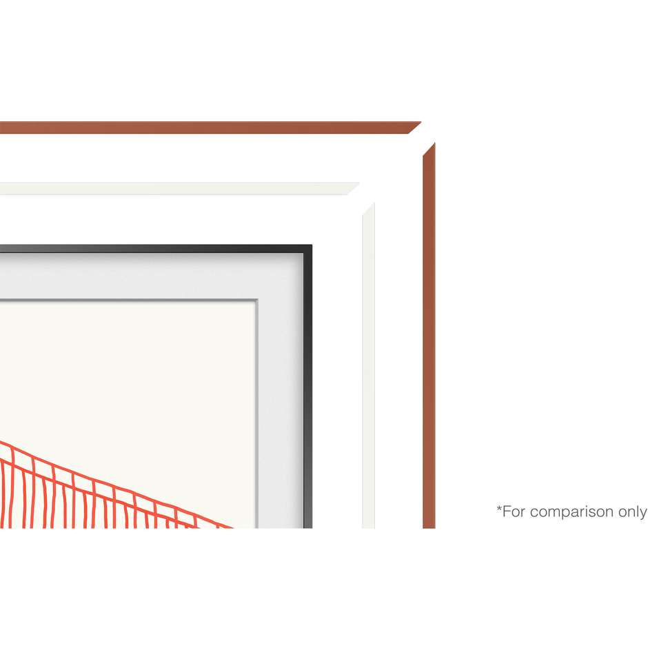 cornice frame 55" terracotta stile arrotondato