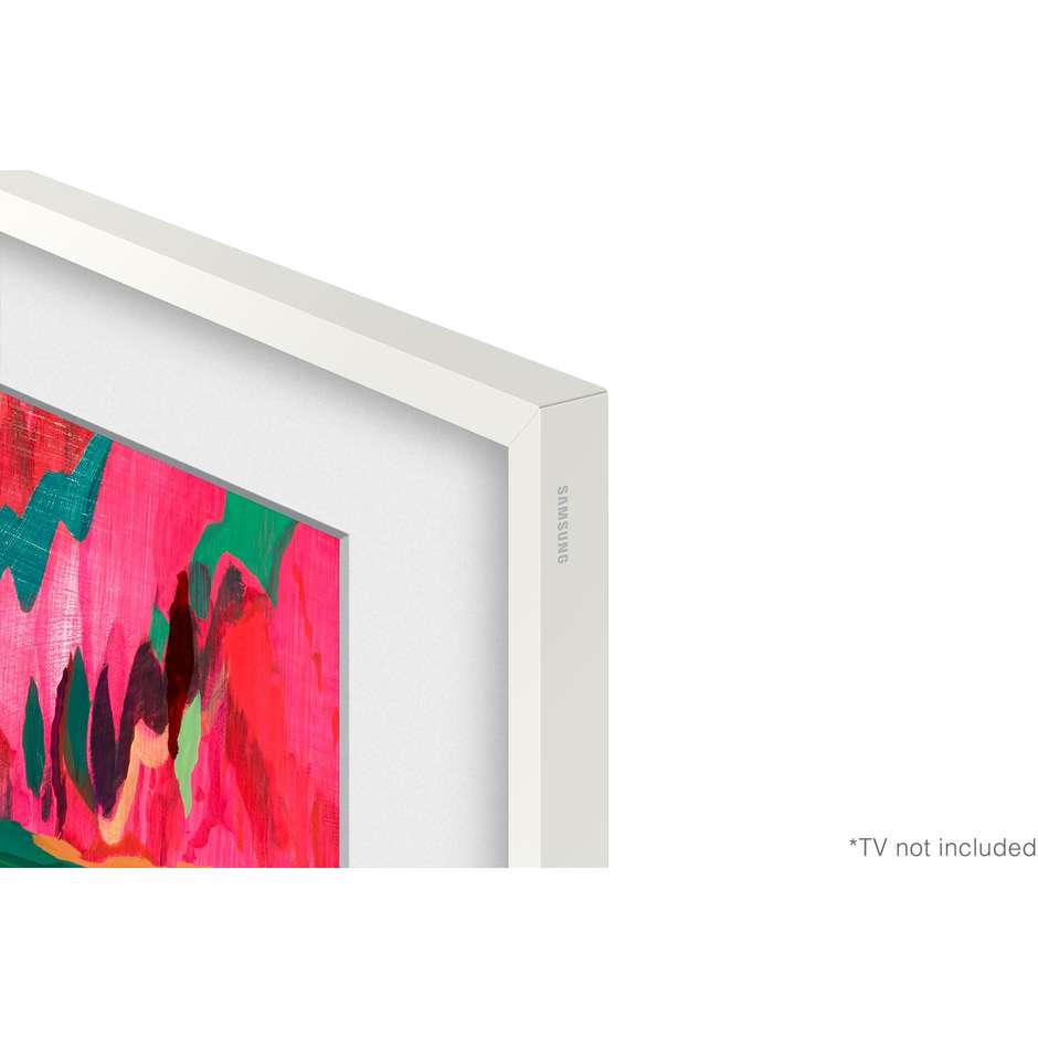 cornice frame 65" bianco compatibile con  "thefra