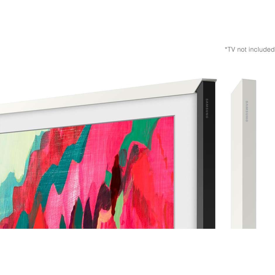 cornice frame 65" bianco compatibile con  "thefra