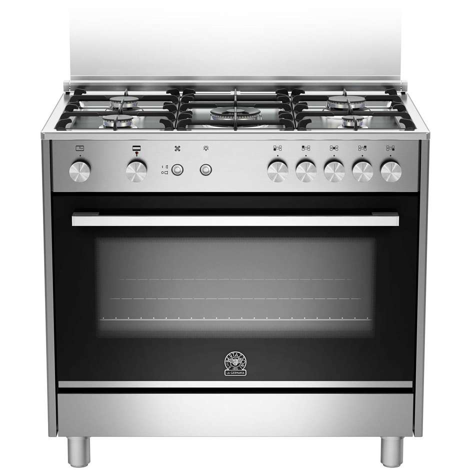 Cucina TUS95 C71CX la germania 90x60 5 fuochi forno a gas inox