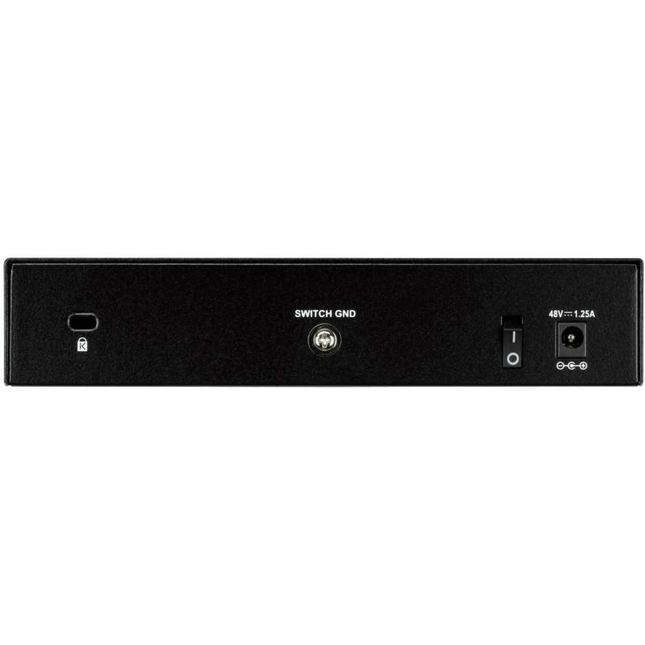 D-LINK DGS-1008P switch desktop 8porte LAN 10/100/1000Mbps colore nero