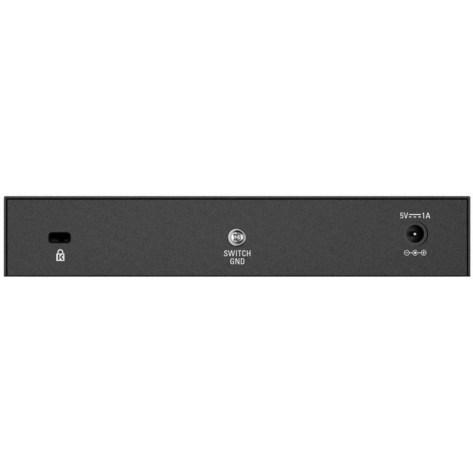 D-LINK DGS-108 Switch di Rete Gigabit Ethernet Colore Black