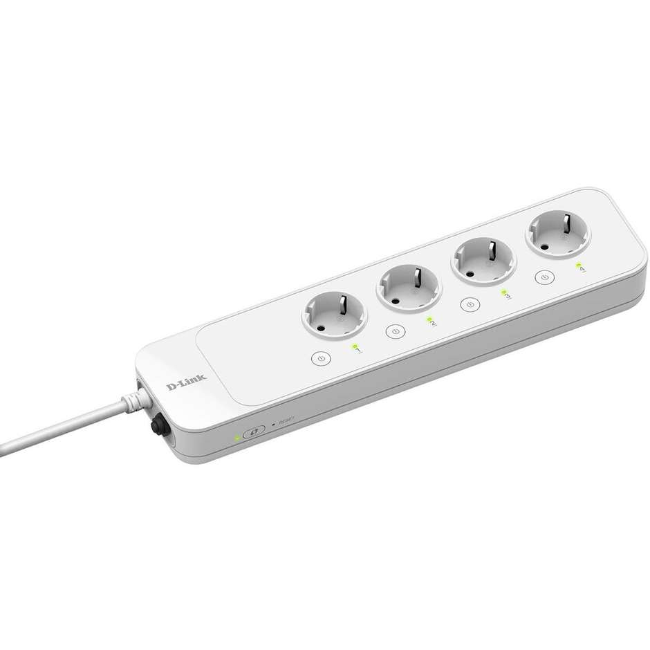 D-Link DSP-W245 Presa multipla Wi-fi Smart pover Strip colore Bianco