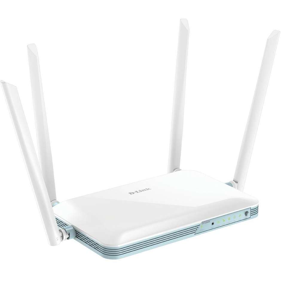 D-Link EAGLE PRO AI G403C Smart Router 4G LTE Cat 4 N300 Wi-Fi con Slot SIM e 2 Porte Fast Ethernet Bianco