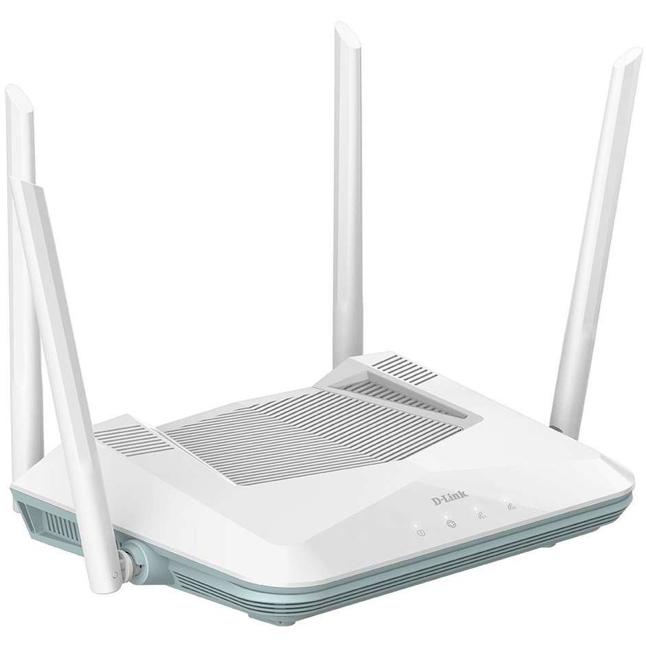 D-Link R32 router Wi-Fi 6 dual-band Gigabit Ethernet bianco