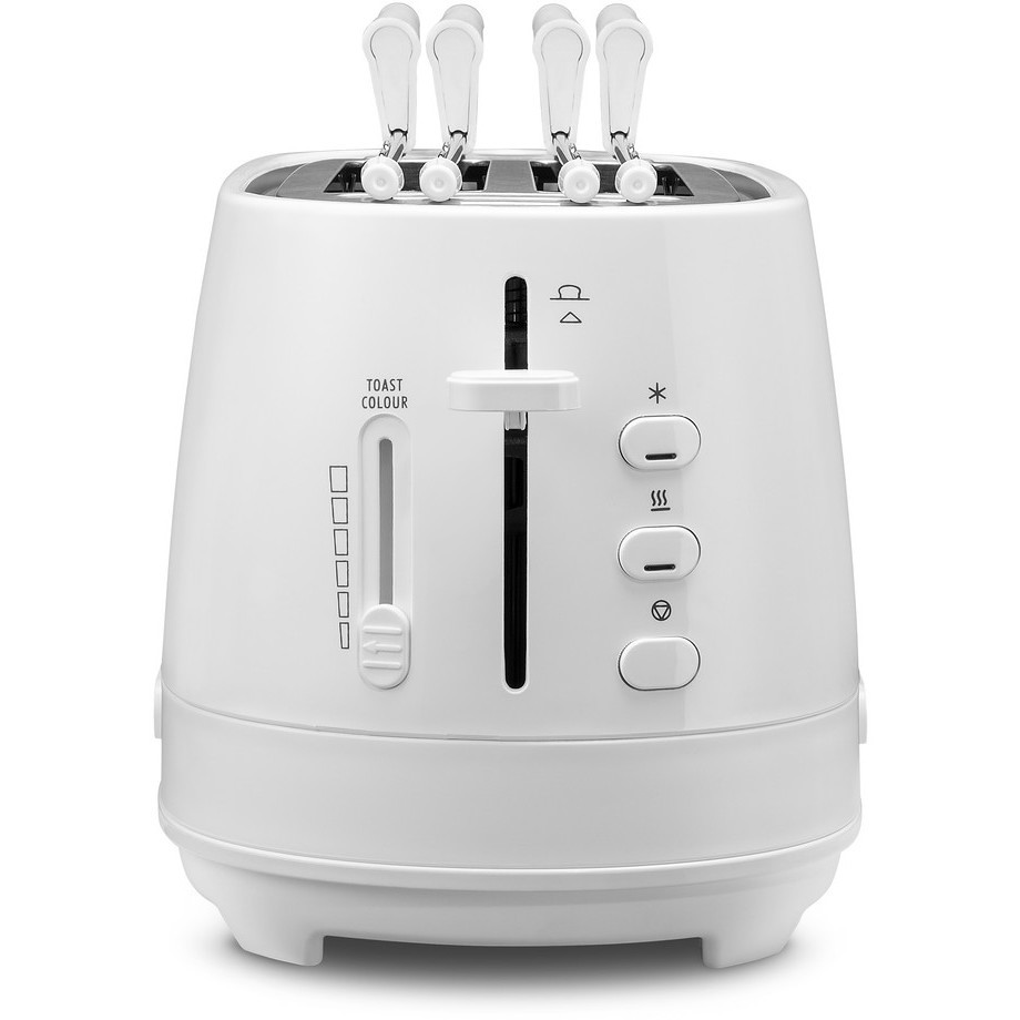 De Longhi CTLAP2203.W Tostapane a 2 Fessure 550W Bianco