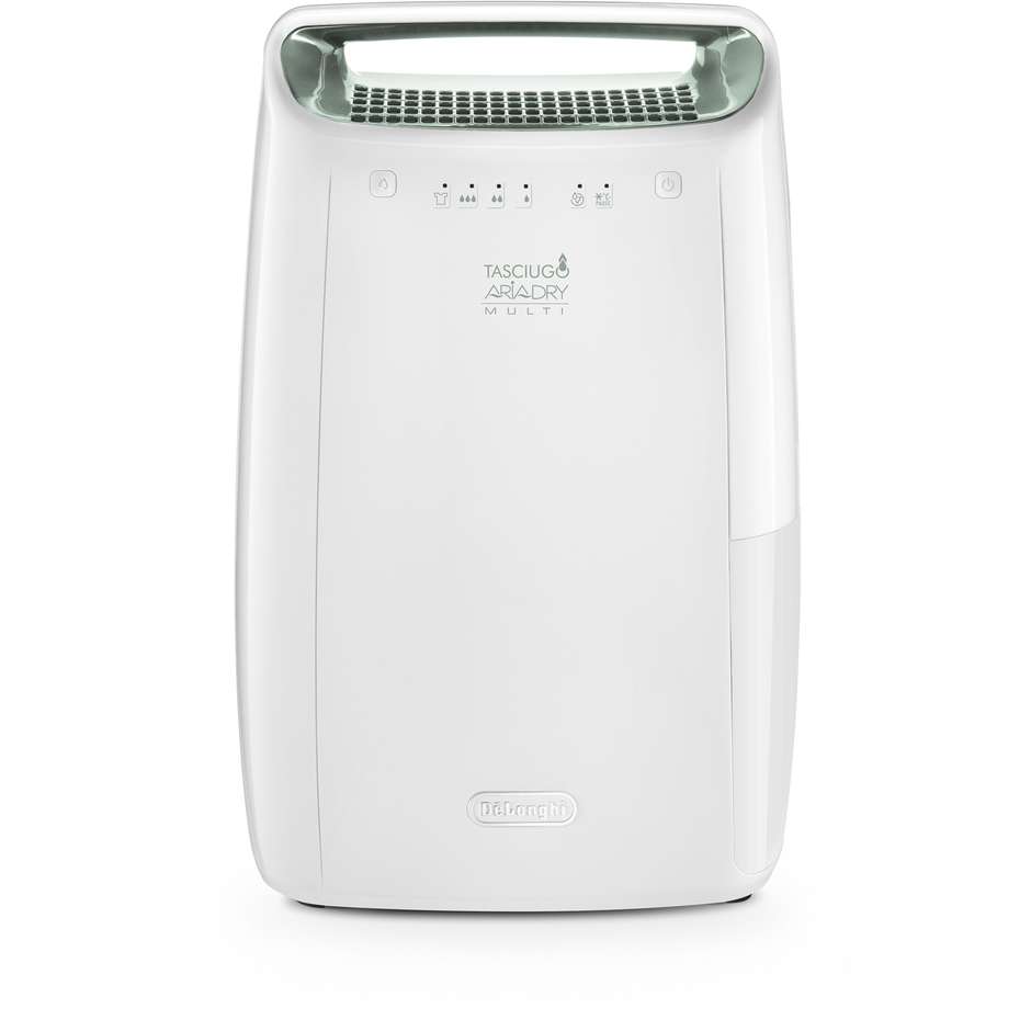 De Longhi DEX212SF Deumidificatore Adatto per stanze fino a 55 m³ Potenza 300 W Colore Bianco