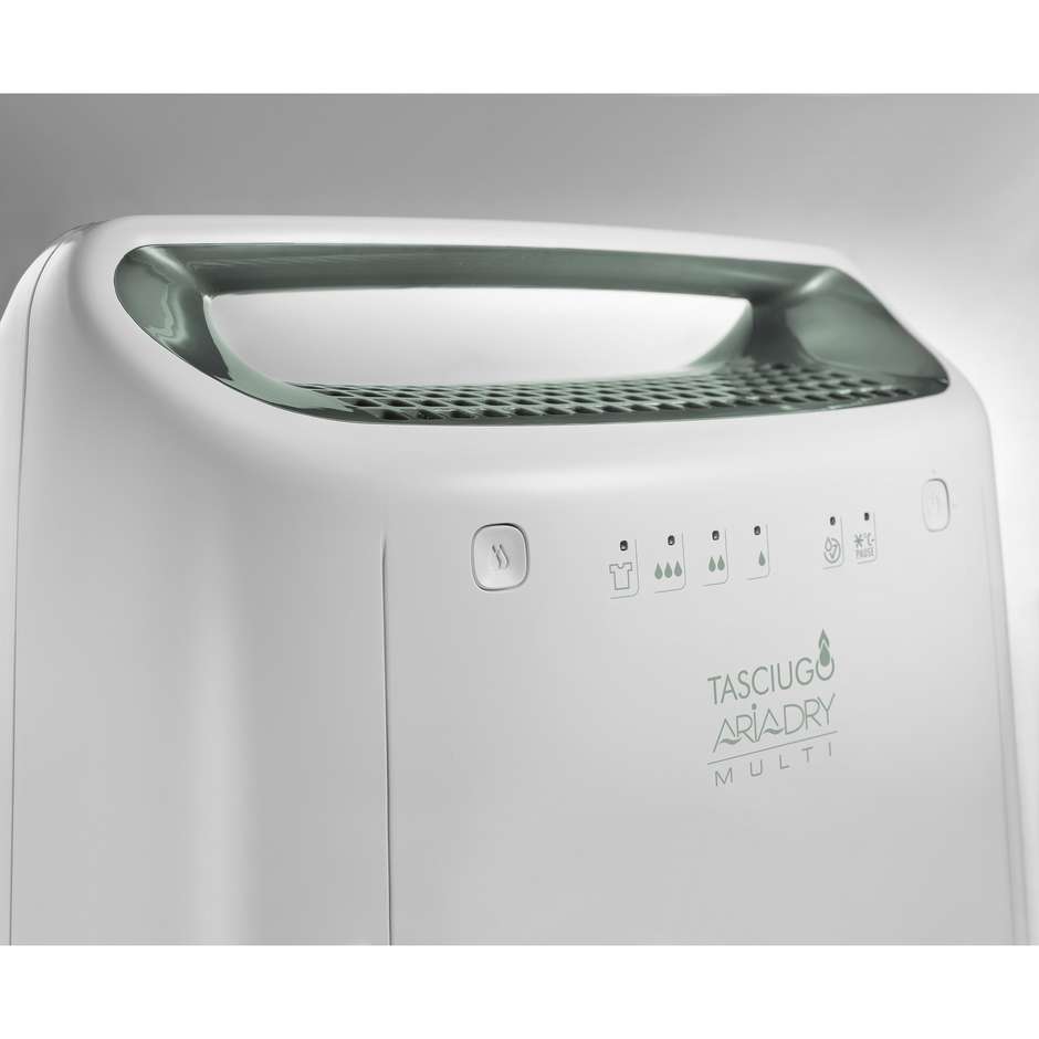 De Longhi DEX212SF Deumidificatore Adatto per stanze fino a 55 m³ Potenza 300 W Colore Bianco