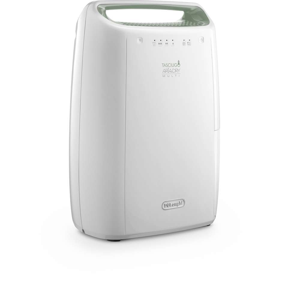 DE LONGHI DEX212SF Deumidificatore Portatile con Gas R290 20 L/24h Tanica 3 Litri Funzione Asciugabiancheria Laundry