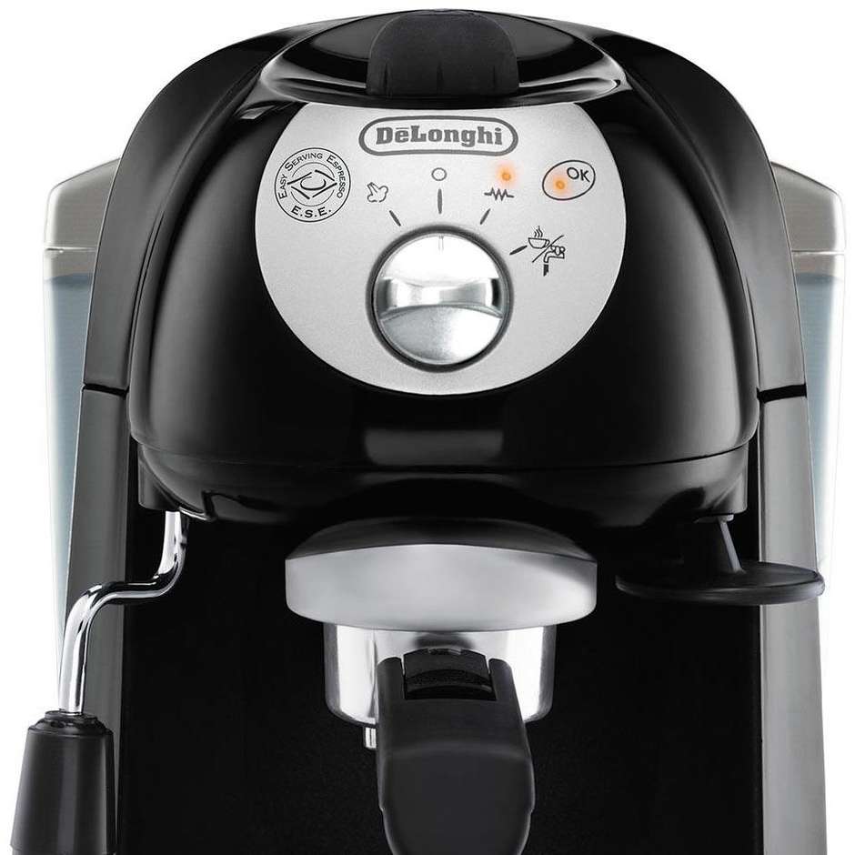 De Longhi EC 201.CD.B macchina del caffe' cialde/caffè in polvere serbatoio 1 litro silver/nero