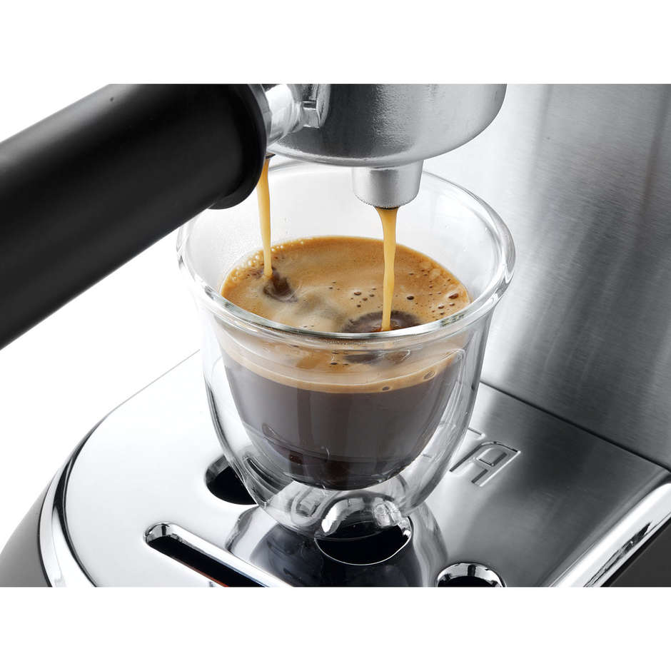 De Longhi EC685.M Dedica Style Macchina da Caffè Espresso con Pompa Potenza 1300 Watt Colore Metal