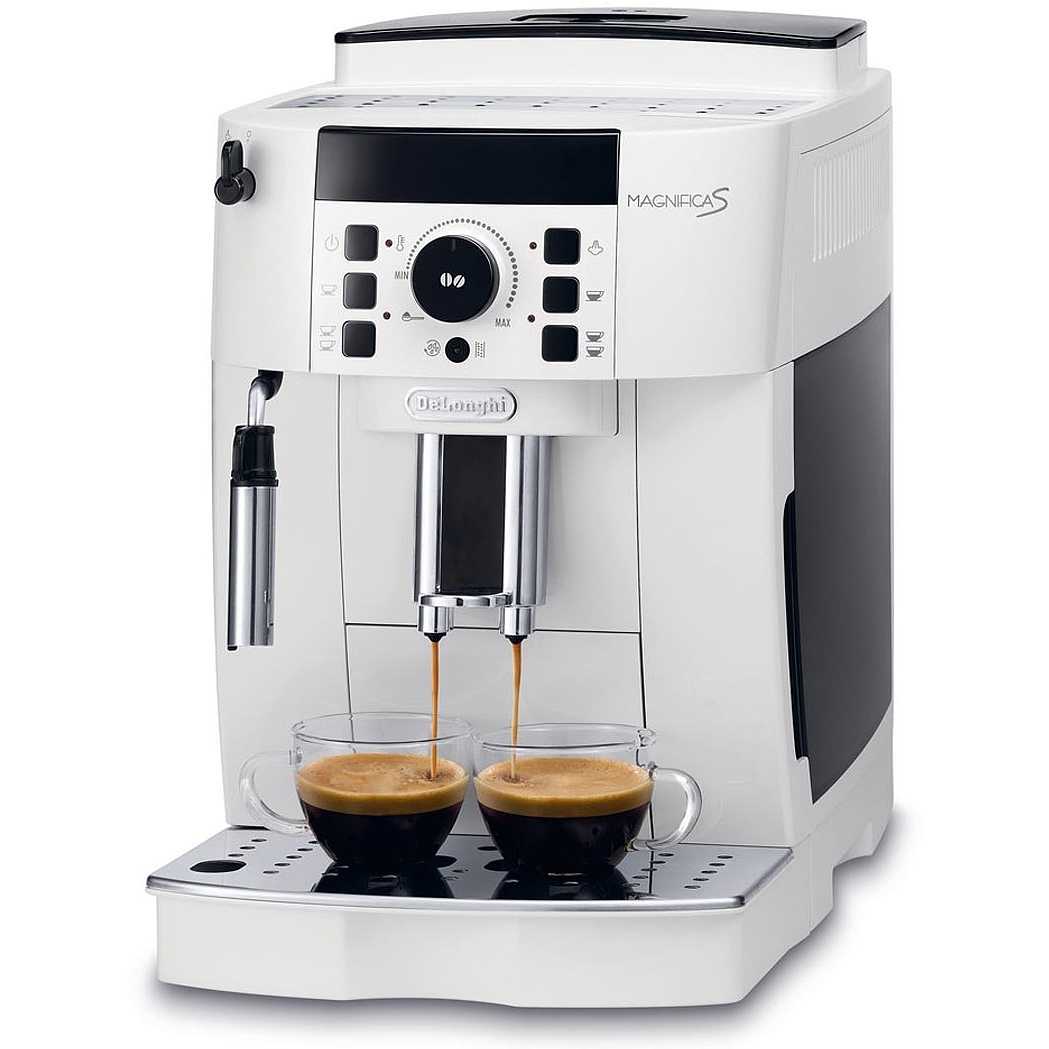 De Longhi ECAM 21.110.W Magnifica S macchina del caffè automatica con  macinatore e cappuccinatore colore bianco - Macchine Da Caffè Macchine caffè  - ClickForShop