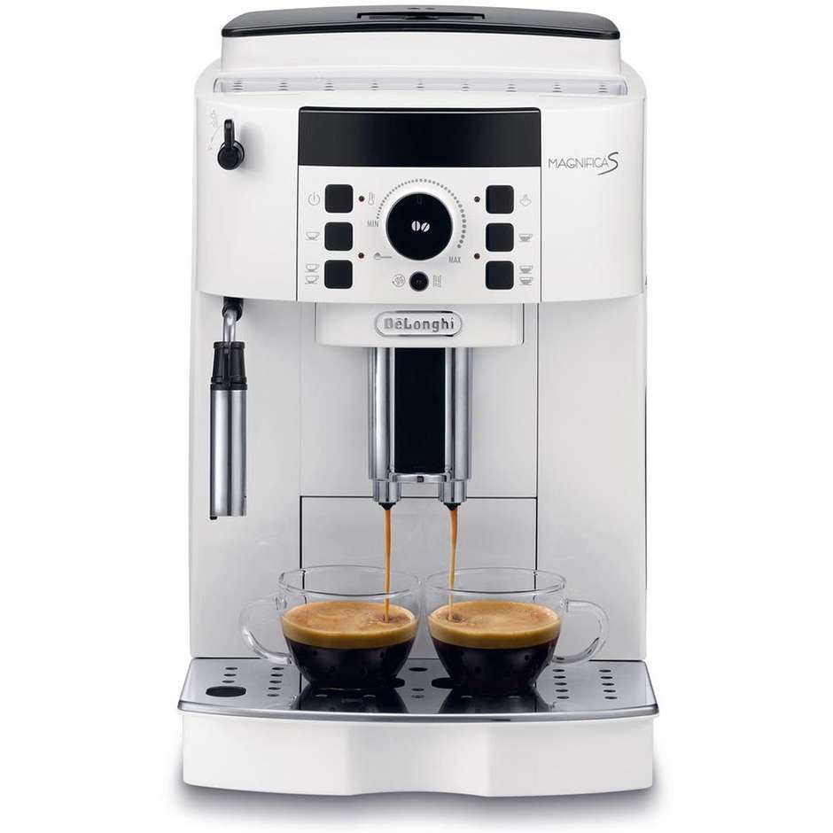 De Longhi ECAM 21.110.W Magnifica S macchina del caffè automatica con macinatore e cappuccinatore colore bianco