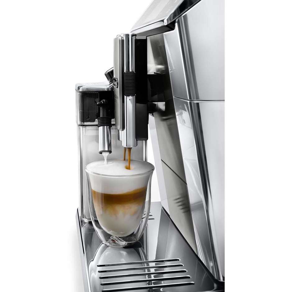 De Longhi ECAM 650.55.MS Primadonna Elite macchina del caffè superautomatica potenza 1450 Watt colore argento