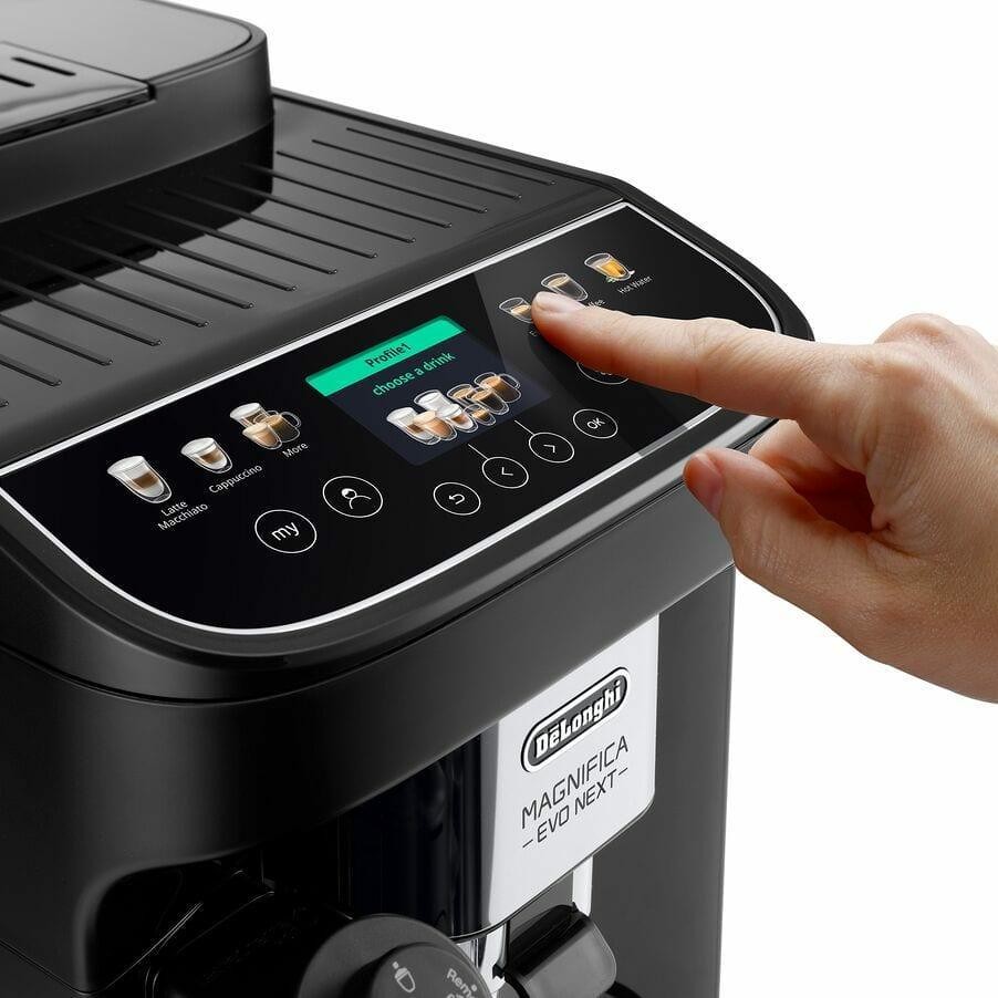De Longhi ECAM31060B Magnifica Evo Next Macchina da caffè Automatica Potenza 1450 W Montalatte Colore Nero