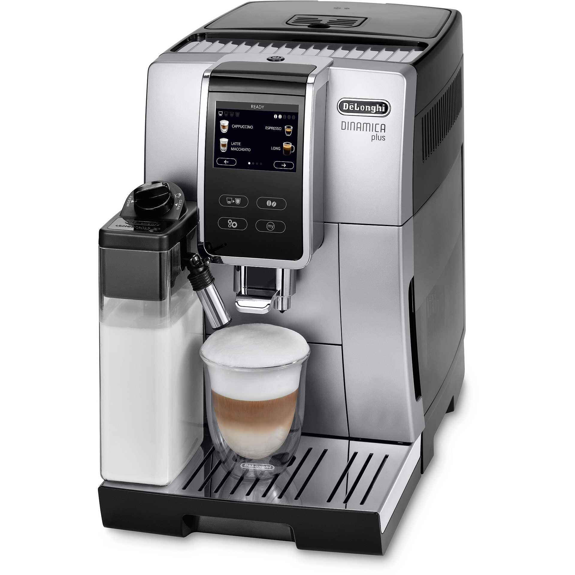 De Longhi ECAM37070S Macchina del Caffè Automatica Caffè Macinato Capacità  1.8 Lt Potenza 1450 W colore argento - Macchine Da Caffè Macchine caffè -  ClickForShop
