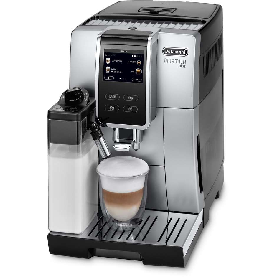 De Longhi ECAM37070S Macchina del Caffè Automatica Caffè Macinato Capacità 1.8 Lt Potenza 1450 W colore argento