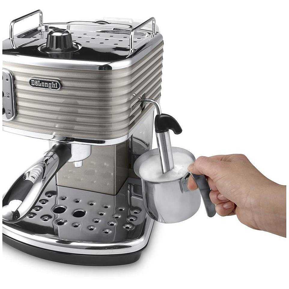 De Longhi ECZ 351.BG Scultura macchina del caffè cialde e polvere potenza  1100 Watt 1.4 litri colore beige - Macchine Da Caffè Macchine caffè -  ClickForShop