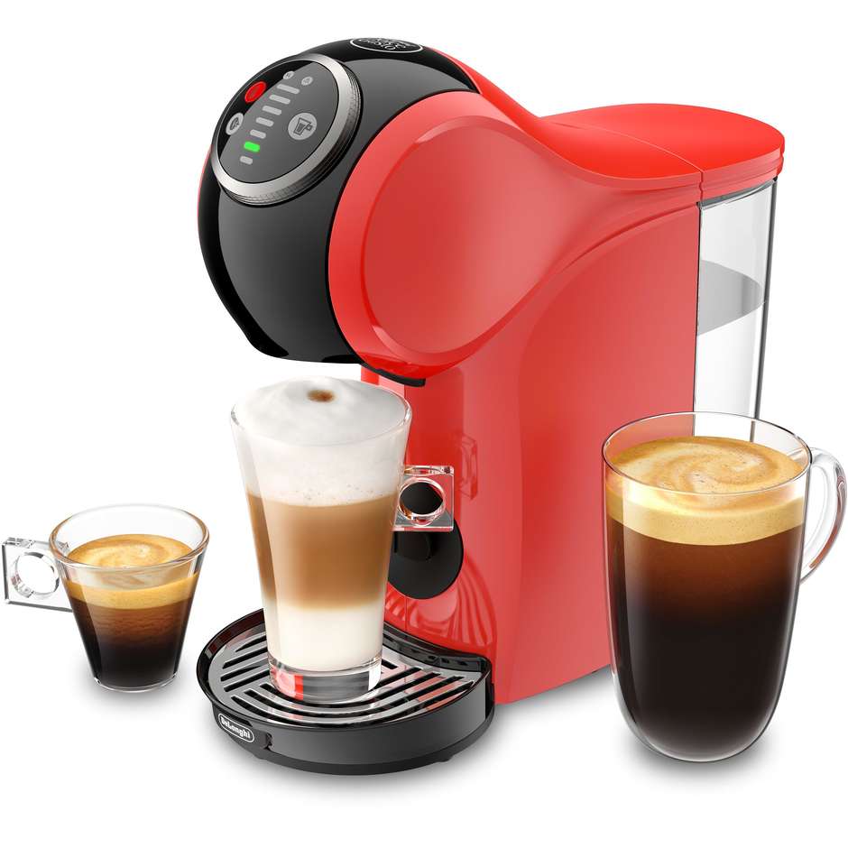 De Longhi EDG315.R Macchina del caffè a capsule Potenza 1460 W Capacità 0,8 L Colore Nero, Rosso
