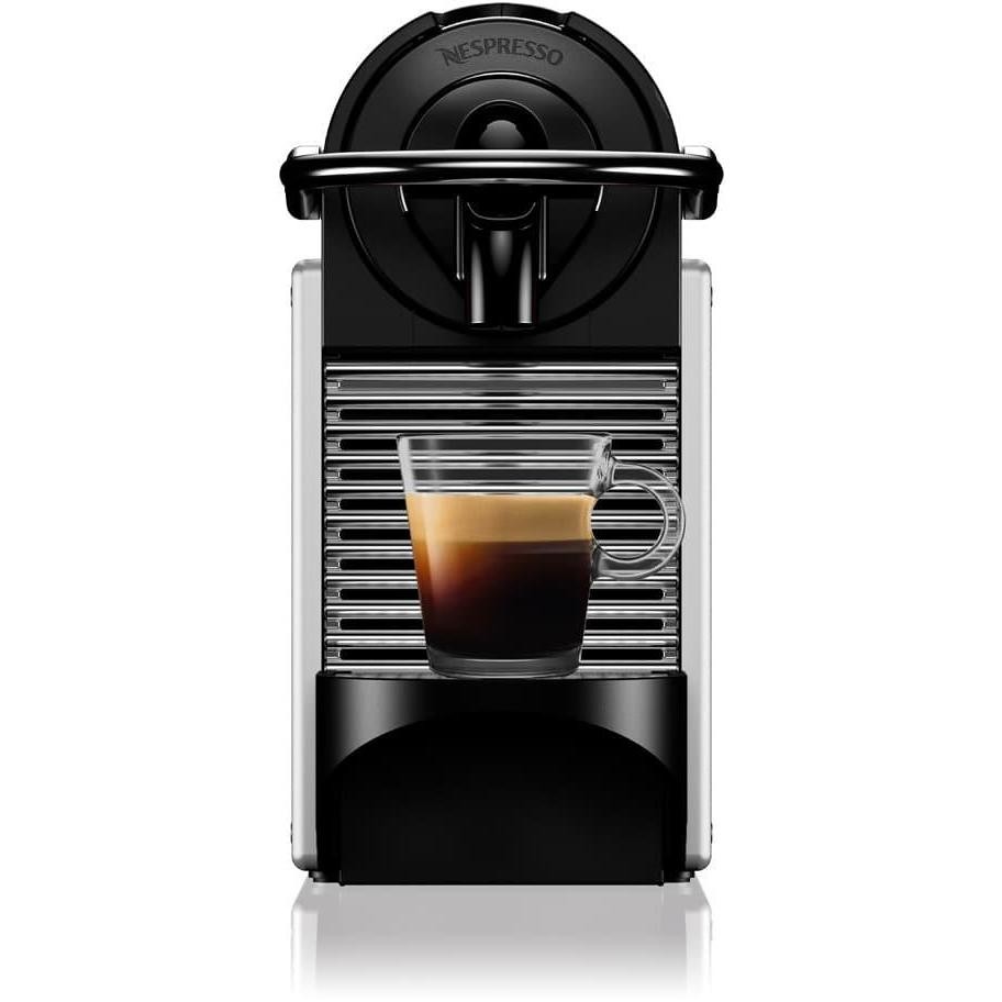 De Longhi EN124.S Nespresso Pixie Macchina per caffè espresso con capsule 1260 W colore Nero, Argento