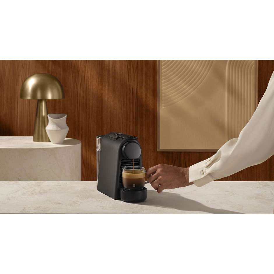 De Longhi EN85.BKMT Nespresso Essenza Mini Macchina da Caffè con sistema a capsule 1150 W Colore Nero Opaco