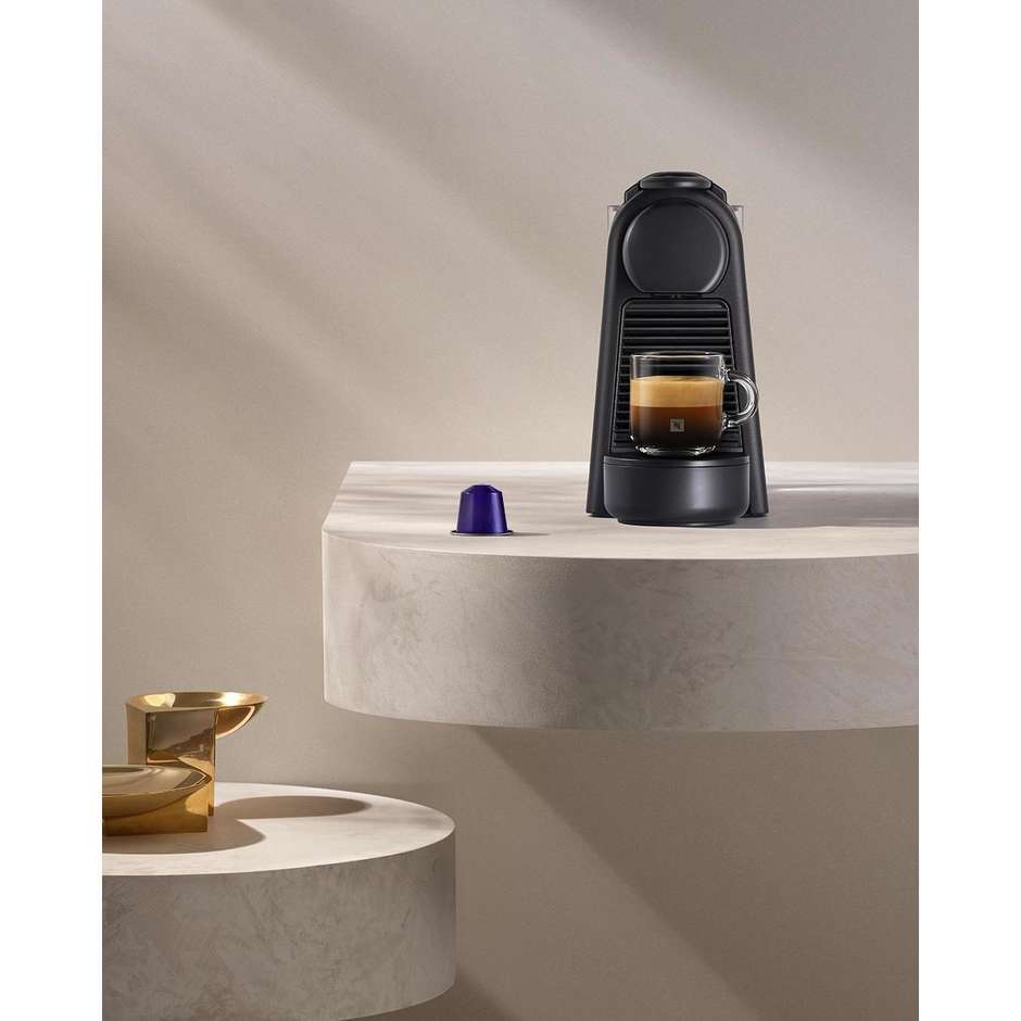 De Longhi EN85.BKMT Nespresso Essenza Mini Macchina da Caffè con sistema a capsule 1150 W Colore Nero Opaco