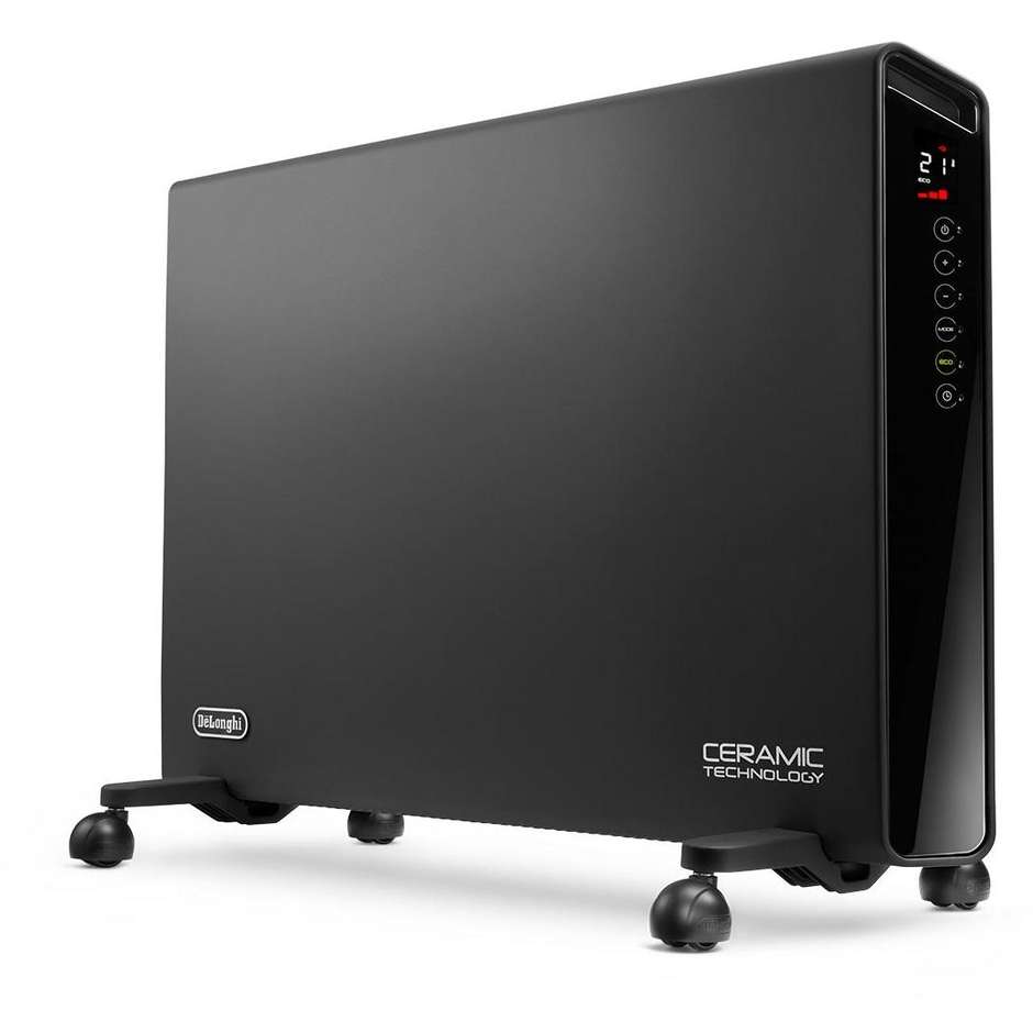 De Longhi HX65L22 Slim Style Ceramic Termoconvettore elettrico Potenza 2200 W colore nero