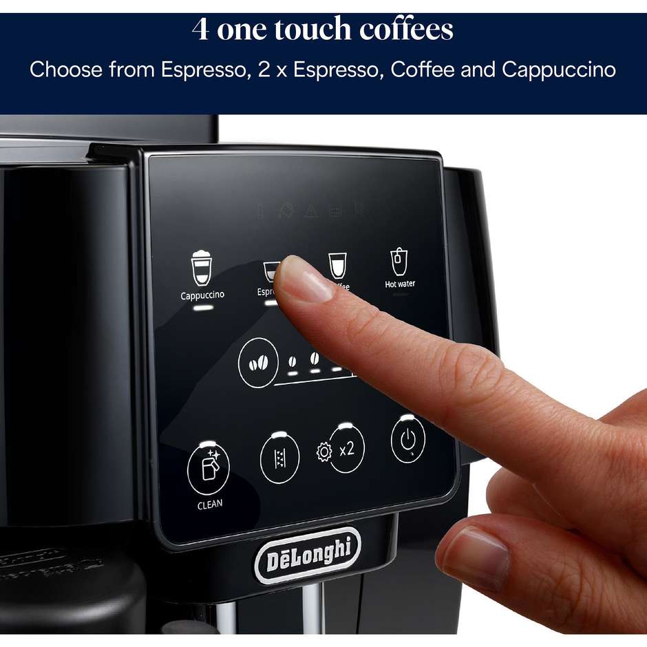 De Longhi Magnifica Start ECAM220.60.B Macchina da caffè automatica Capacità tanica acqua 1.8 Lt Colore Nero