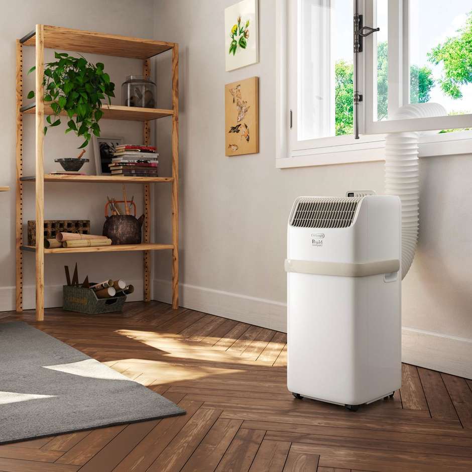 De Longhi PACES72CLA Condizionatore portatile monoblocco Adatto per stanze fino a 60 m³ Potenza 808 W Classe A Colore Bianco