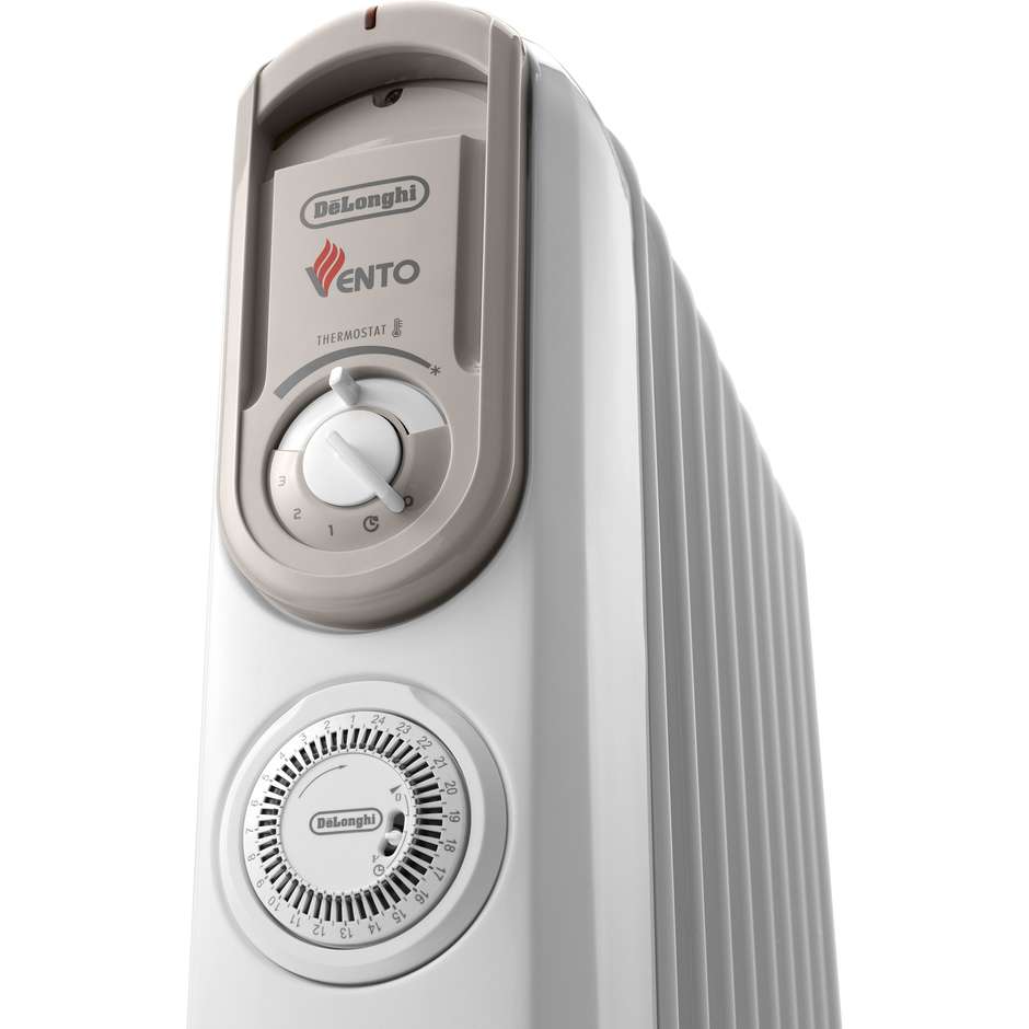 De Longhi V550918T.WB Riscaldatore ambiente elettrico a olio Potenza 1800 W Colore Bianco
