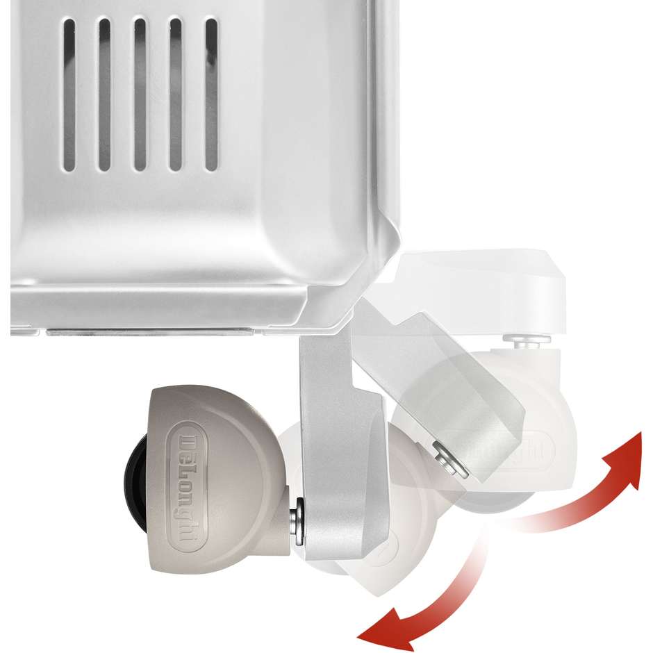 De Longhi V550918T.WB Riscaldatore ambiente elettrico a olio Potenza 1800 W Colore Bianco