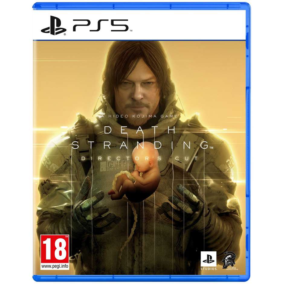 Death Stranding Director's Cut per PlayStation 5 Gioco d'Azione Open World Kojima DualSense 4K 60FPS Disco Blu-ray