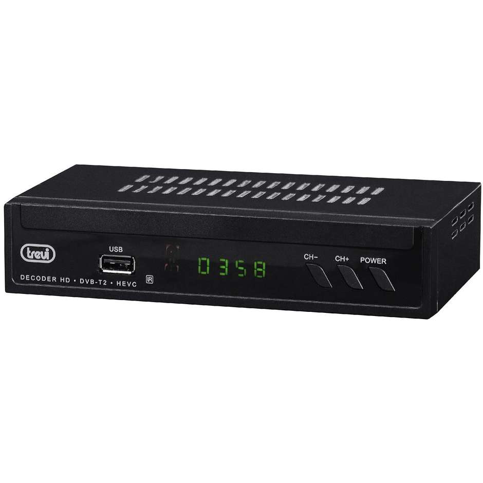 decoder dig terr 2 telecomandi hdmi scart hevc265