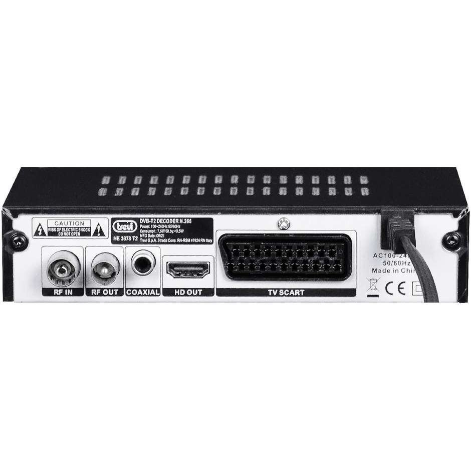 decoder dig terr 2 telecomandi hdmi scart hevc265