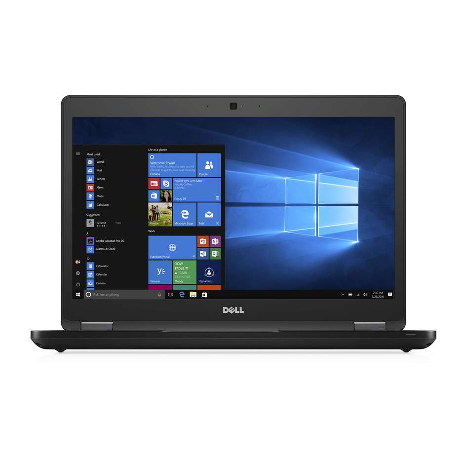 Dell Latitude 5480 colore Nero Notebook Windows 10 Pro