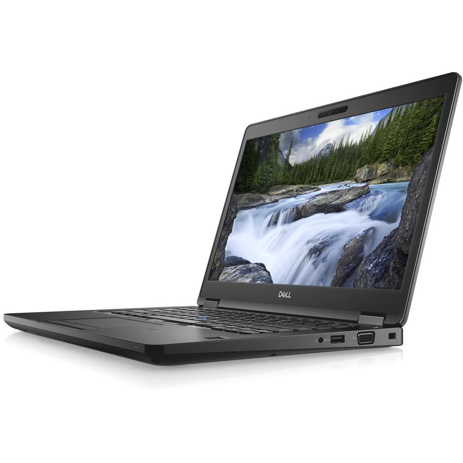 Dell Latitude 5490 P3CP6 Notebook 14" Intel Core i7-8650U Ram 8 GB SSD 256 GB colore Nero