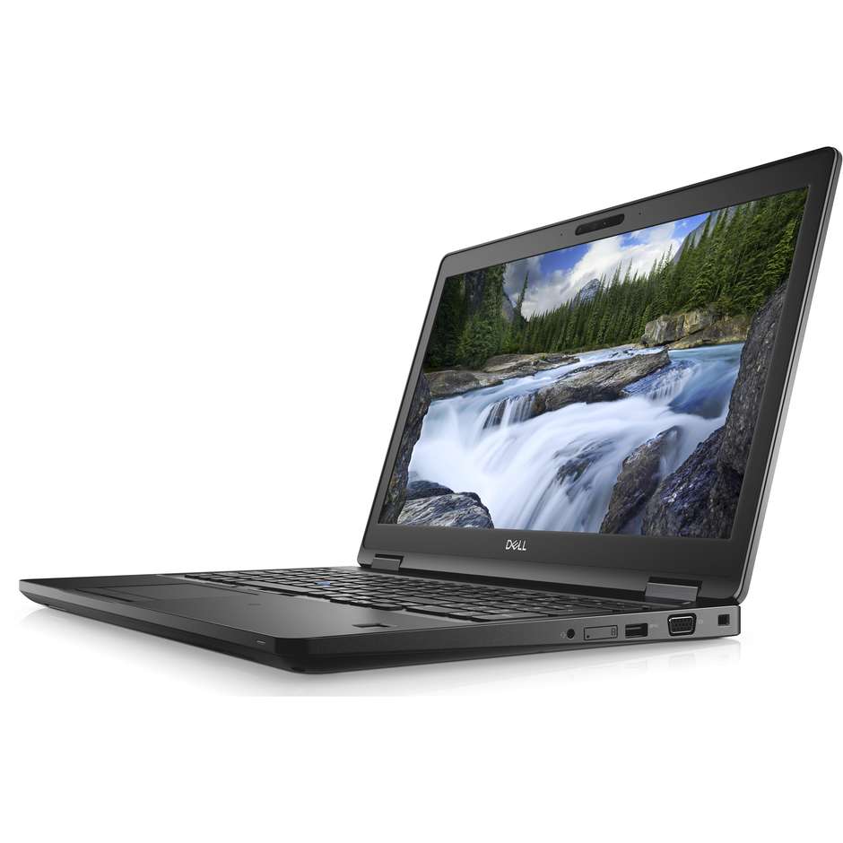 Dell Latitude 5590 Notebook 15,6" Intel Core i5-7300U Ram 8 GB SSD 256 GB Windows 10 Pro colore Nero