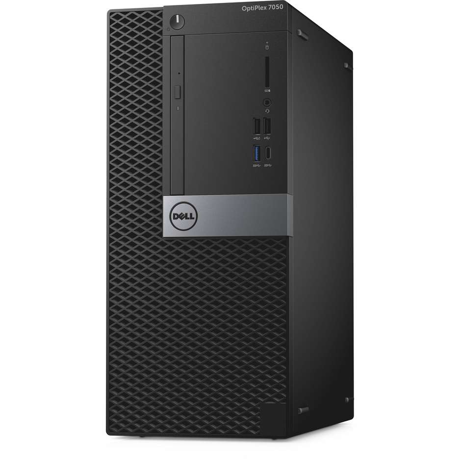 Dell OPTIPLEX 7050 MT PC Desktop Tower Intel Core i5-7500 Ram 8 GB SSD 256 GB Windows 10 Pro