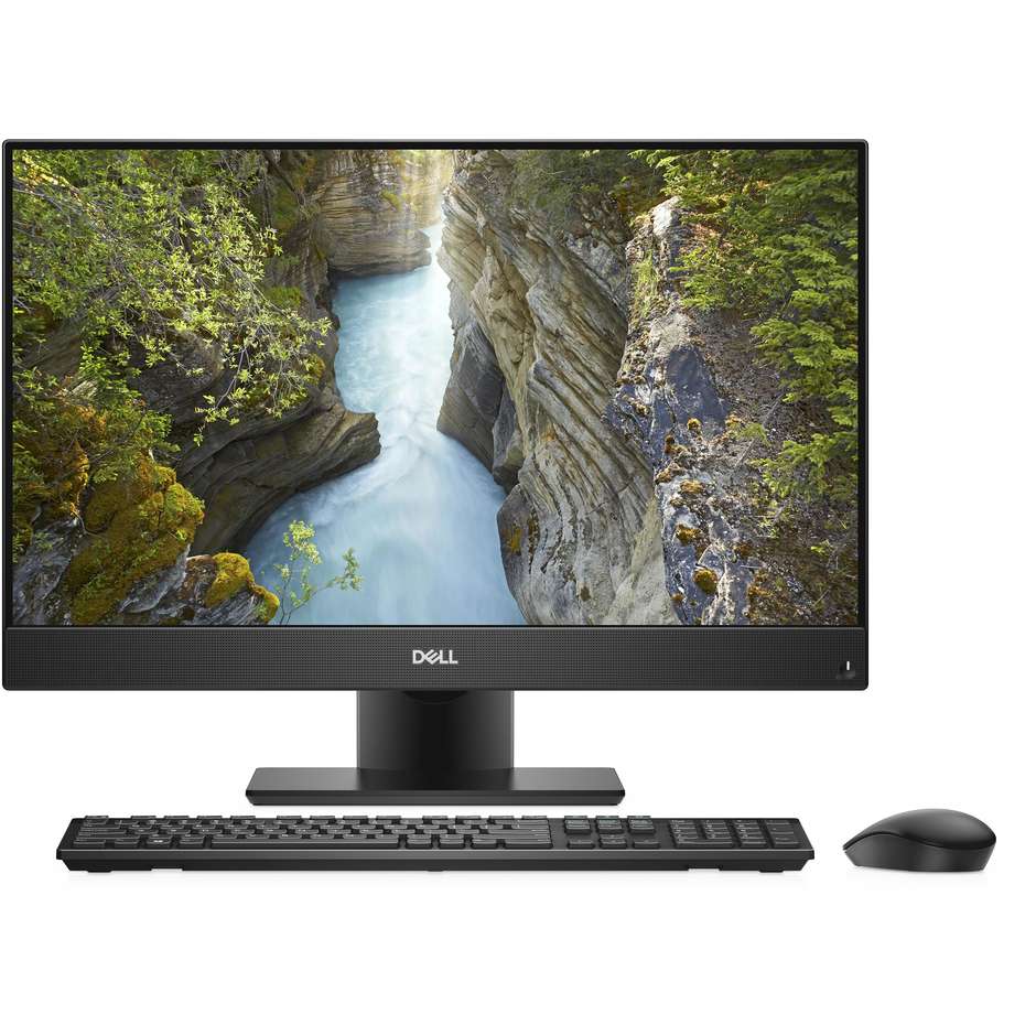 Dell OPTIPLEX 7470 AIO PC All-In-One 23,8'' Full HD Core i5-9 Ram 8 Gb SSD 256 Gb Windows 10 Pro colore nero