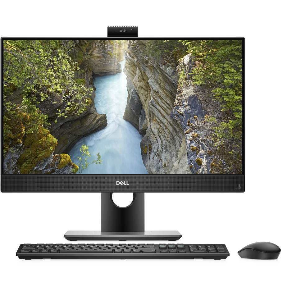 Dell OPTIPLEX 7480 PC All-In-One 23,8'' FHD Core i5-10 Ram 8 Gb SSD 256 Gb Windows 10 Pro colore grigio