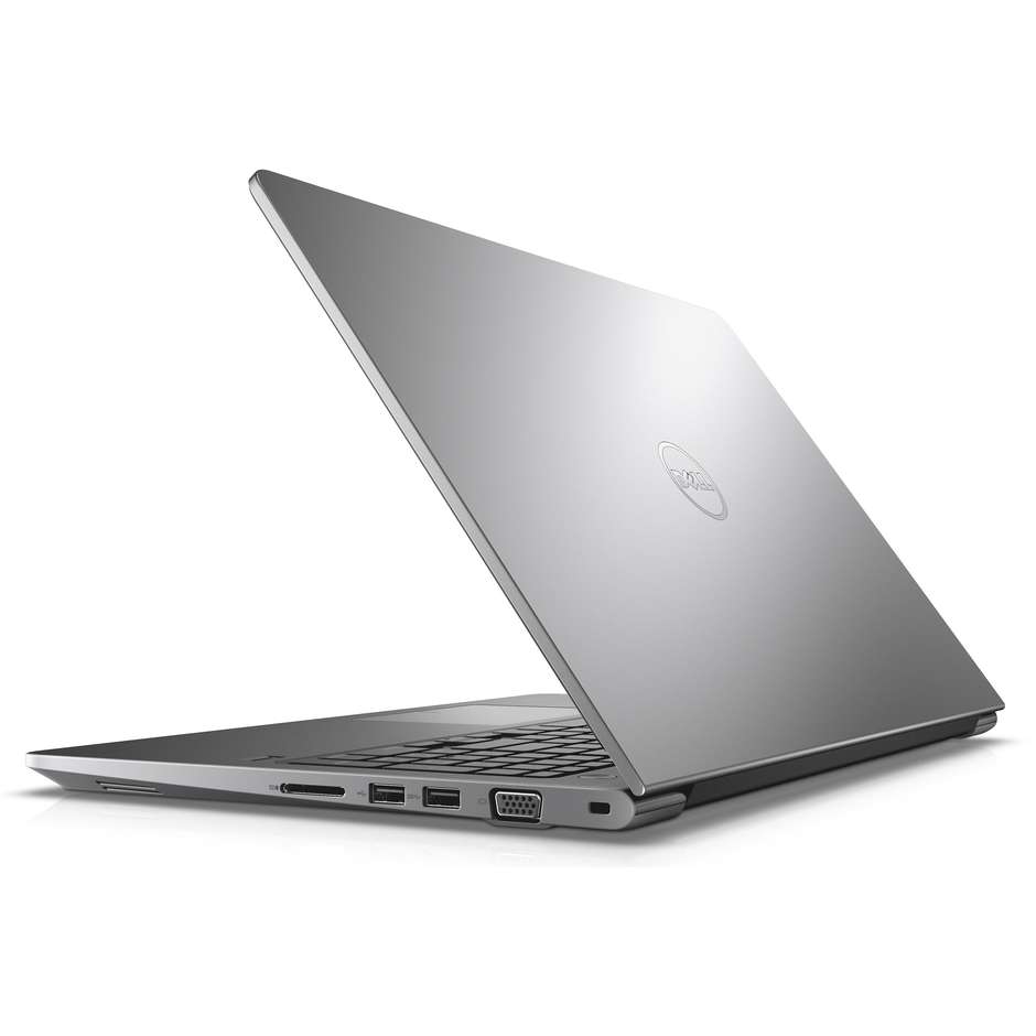 Dell Vostro 15 5568 Notebook 15.6" Intel Core i5-7200U Ram 8 GB SSD 256 Windows 10 Pro colore Grigio
