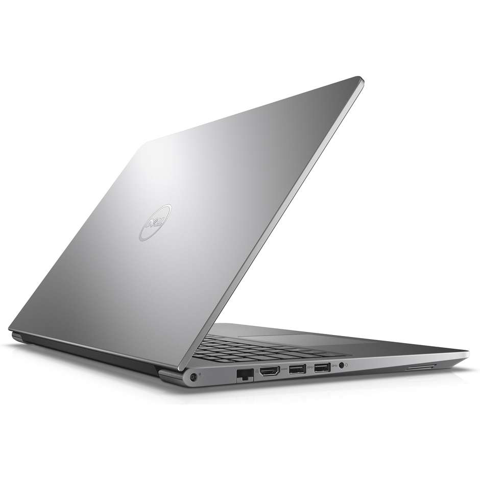 Dell Vostro 15 5568 Notebook 15.6" Intel Core i5-7200U Ram 8 GB SSD 256 Windows 10 Pro colore Grigio