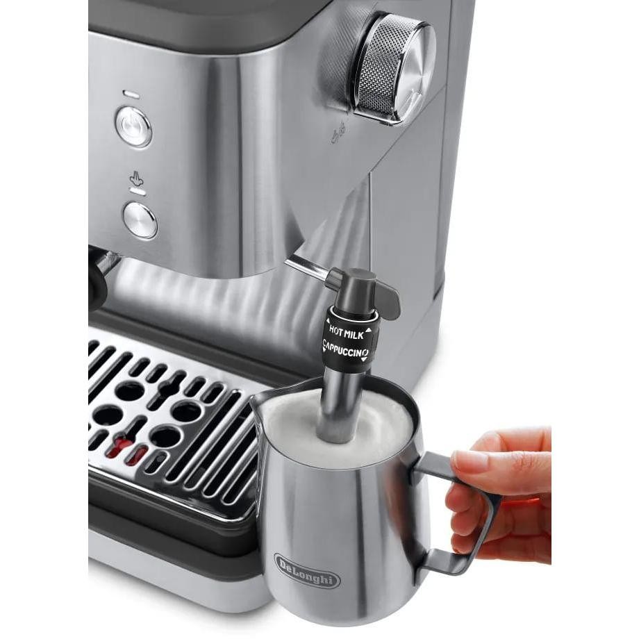 De'Longhi EM450.M Macchina Caffè Espresso Manuale Polvere e Cialde Metallica