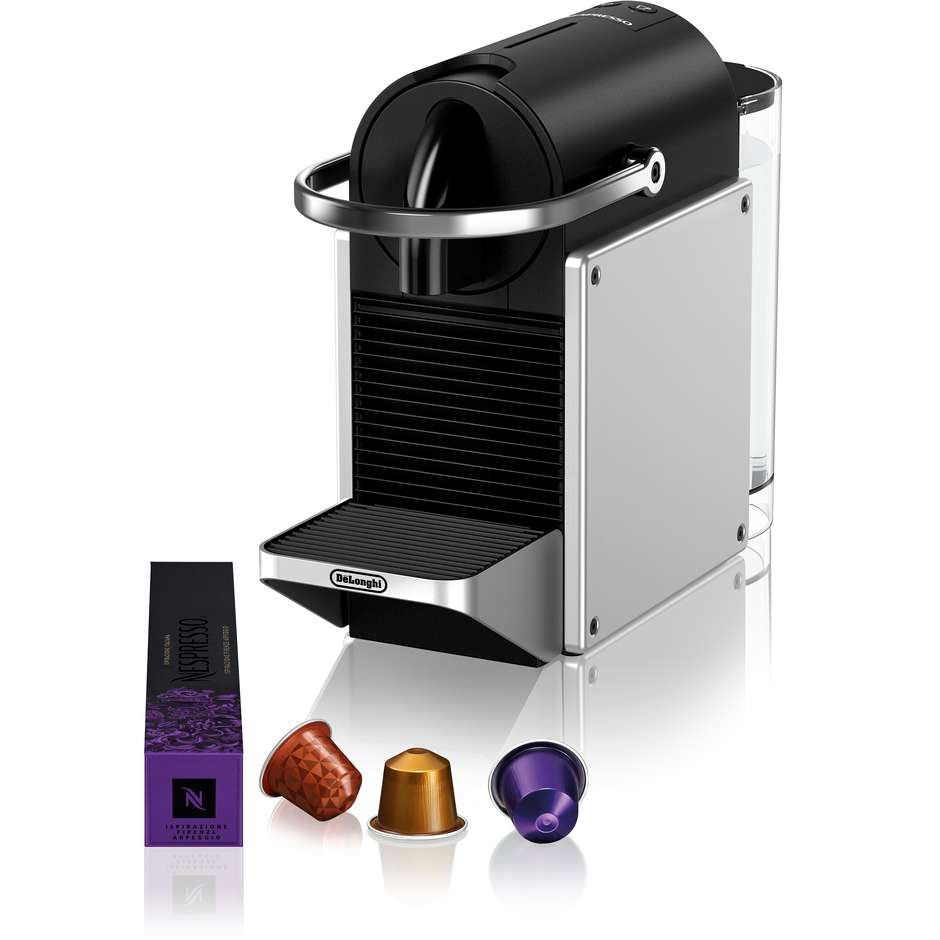 De'Longhi EN127.S Macchina da Caffè a Capsule Automatica 19 bar, 1260 W, 1 L, Nero/Grigio/Argento