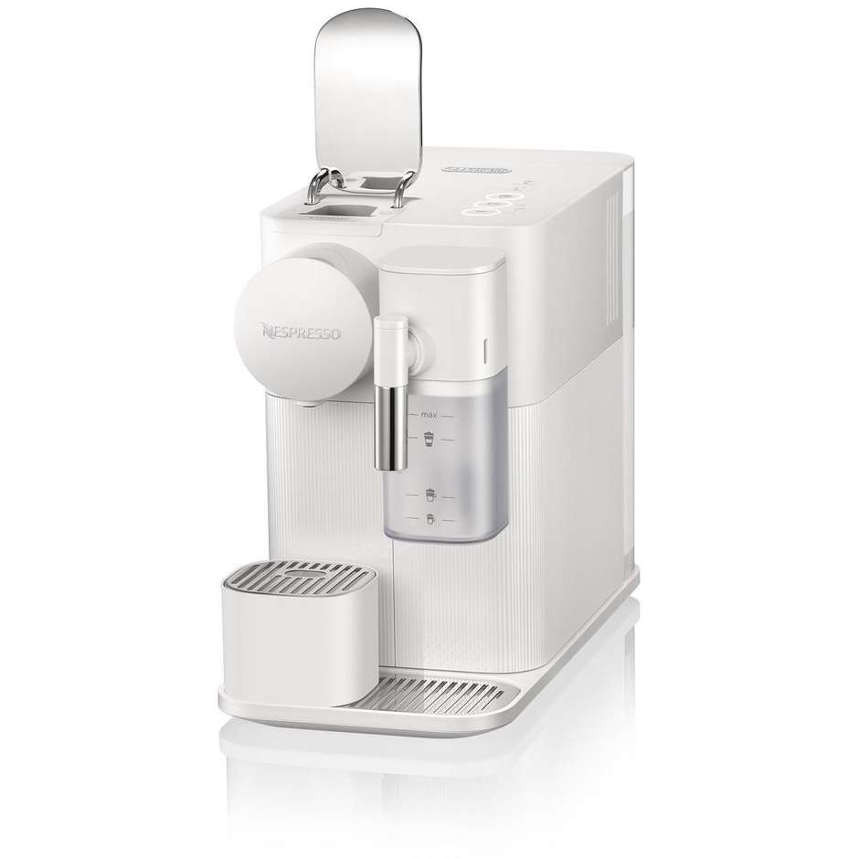 De'Longhi EN510.W Macchina da Caffè a Capsule Nespresso Lattissima One, 19 bar, 1400 W, Bianco