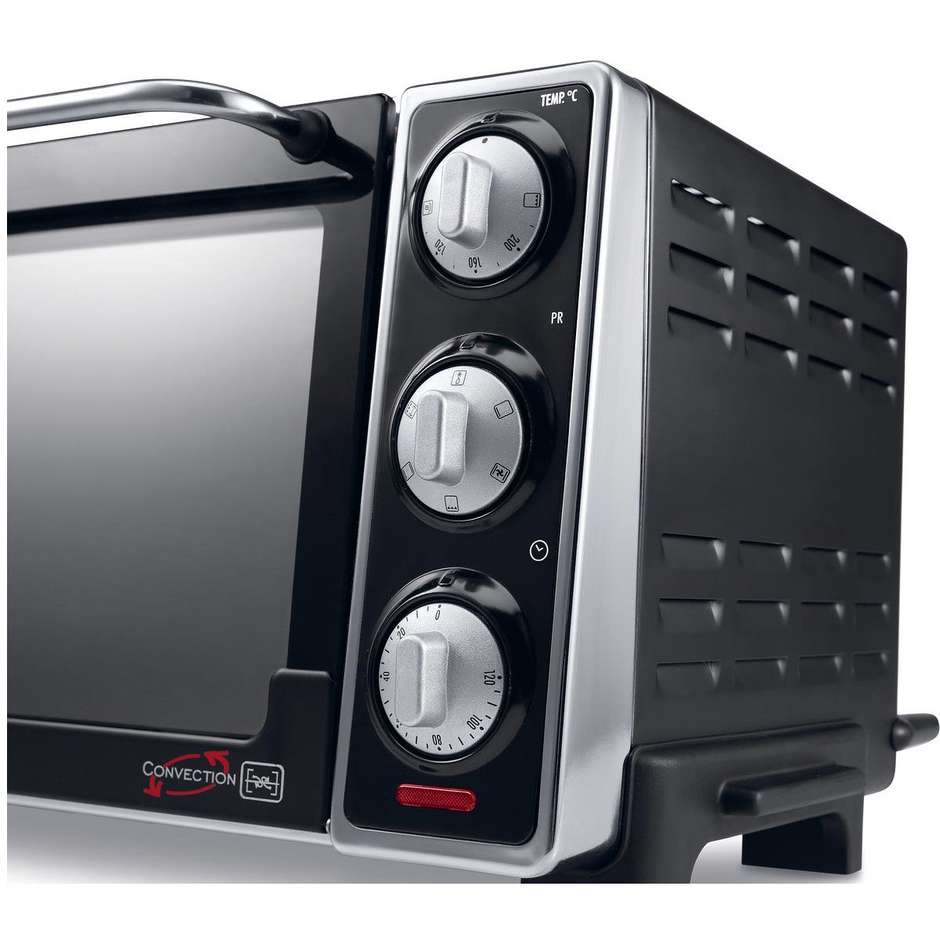 De'Longhi EO-2079.2 Forno Elettrico Ventilato da Tavolo Nero